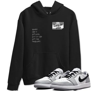 AJ1 Wolf Grey shirts to match jordans Sneakerhead Badge sneaker match tees Air Jordan 1 Wolf Grey SNRT Sneaker Tees streetwear brand Black 1 unisex cotton tee