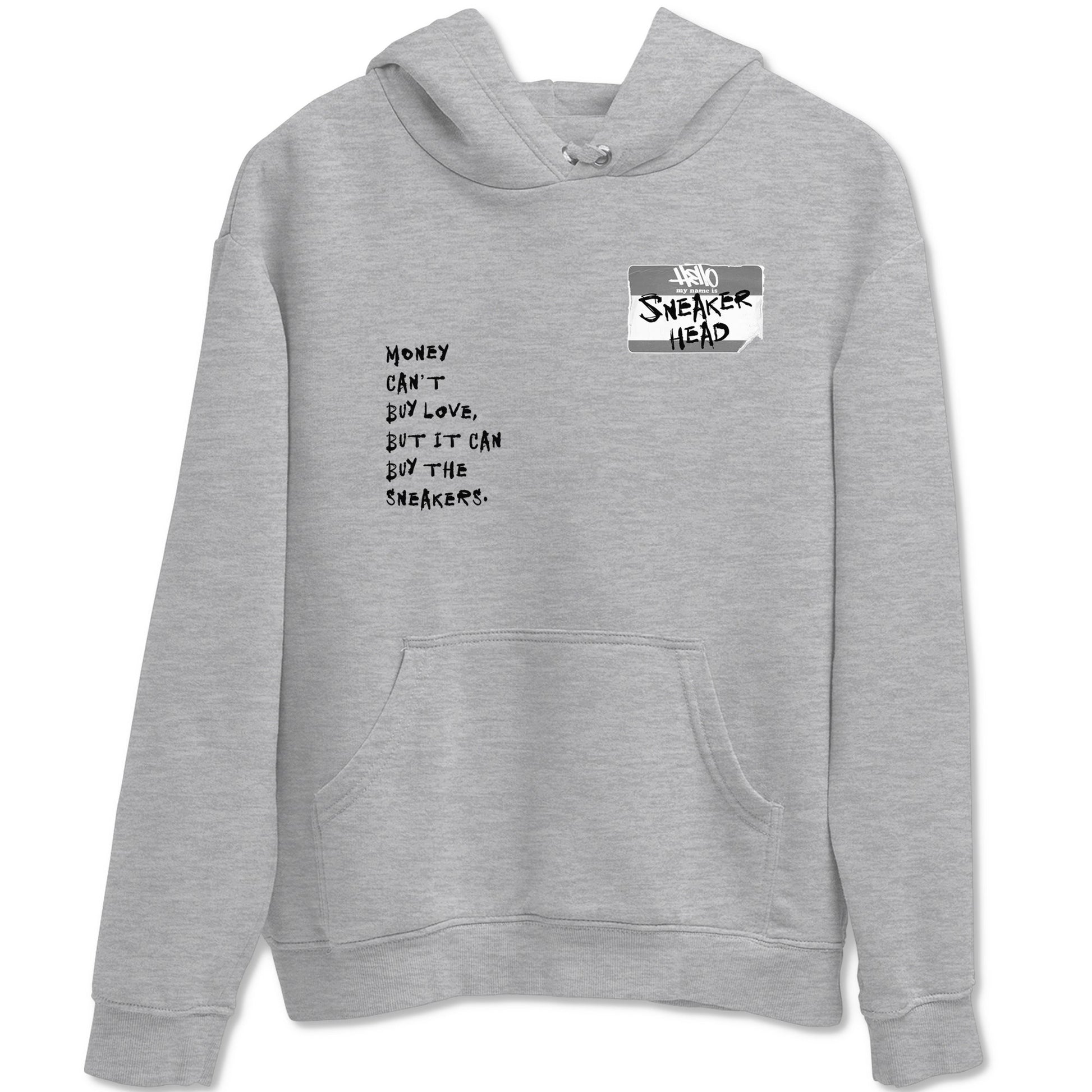 AJ1 Wolf Grey shirts to match jordans Sneakerhead Badge sneaker match tees Air Jordan 1 Wolf Grey SNRT Sneaker Tees streetwear brand Heather Grey 2 unisex cotton tee