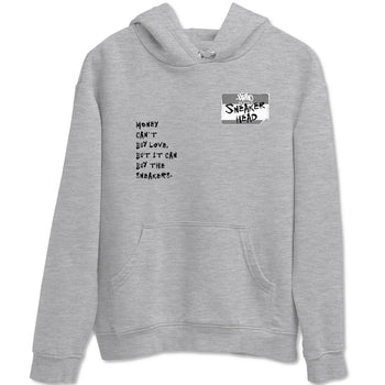 AJ1 Wolf Grey shirts to match jordans Sneakerhead Badge sneaker match tees Air Jordan 1 Wolf Grey SNRT Sneaker Tees streetwear brand Heather Grey 2 unisex cotton tee