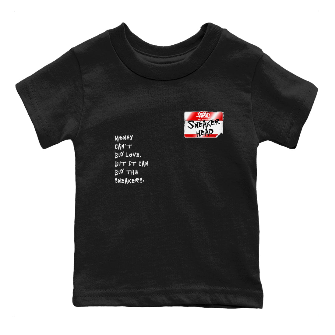 11s Cherry shirts to match jordans Sneakerhead Badge sneaker match tees Air Jordan 11 Retro Cherry match shoes to clothes SNRT Sneaker Tees Youth Baby Black 2 tee