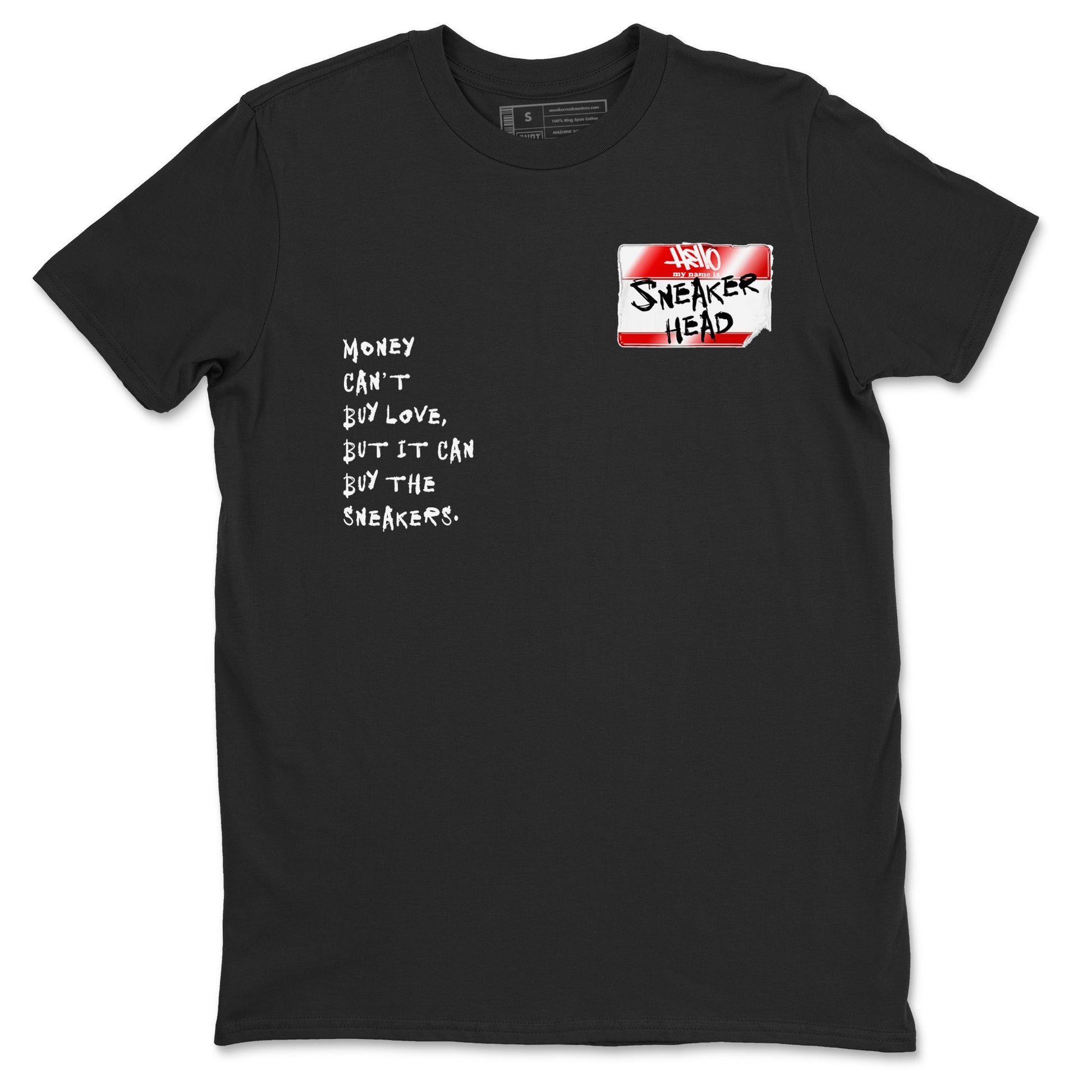11s Cherry shirts to match jordans Sneakerhead Badge sneaker match tees Air Jordan 11 Retro Cherry match shoes to clothes SNRT Sneaker Tees unisex cotton Black 2 shirts