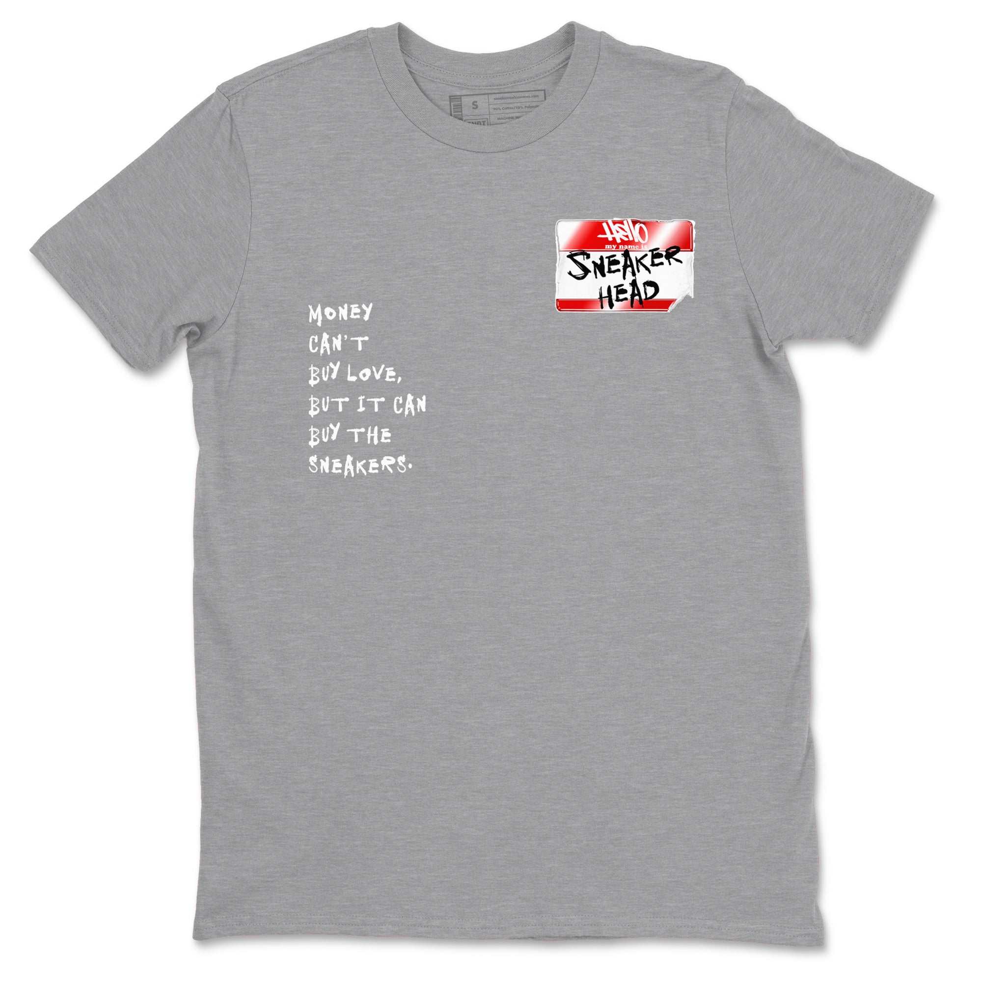 11s Cherry shirts to match jordans Sneakerhead Badge sneaker match tees Air Jordan 11 Retro Cherry match shoes to clothes SNRT Sneaker Tees unisex cotton Heather Grey 2 shirts