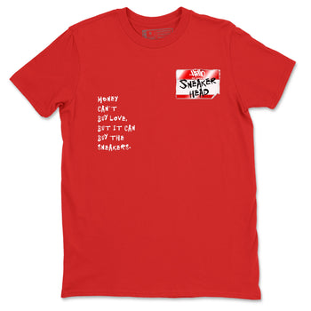 11s Cherry shirts to match jordans Sneakerhead Badge sneaker match tees Air Jordan 11 Retro Cherry match shoes to clothes SNRT Sneaker Tees unisex cotton Red 2 shirts