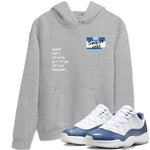 11s Diffused Blue shirts to match jordans Sneakerhead Badge sneaker match tees Air Jordan 11 Diffused Blue SNRT Sneaker Tees streetwear brand Heather Grey 1 unisex cotton tee