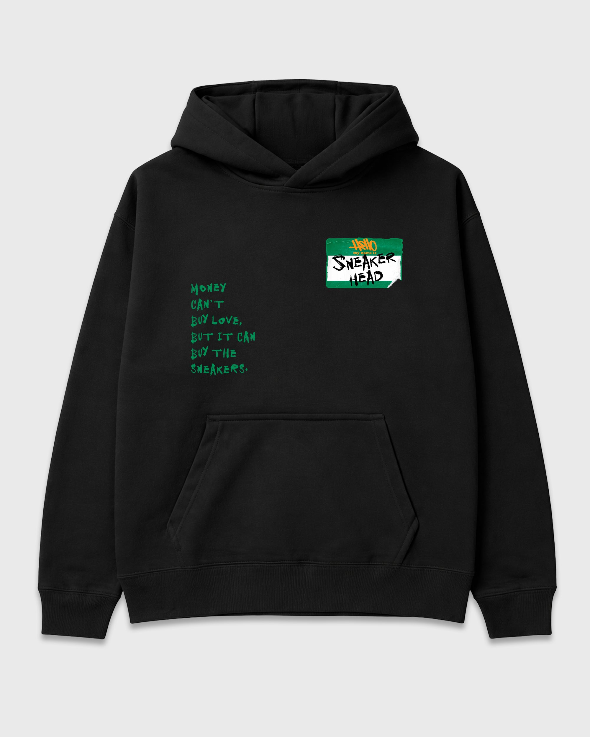 Sneakerhead Badge Graphic T-Shirt featuring original streetwear artwork designed to match the Air Jordan 11 Green Screen. Black 2 Graphic Tee.