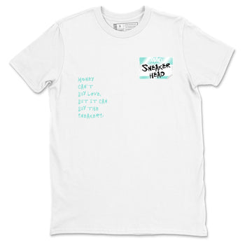 Sneakerhead Badge sneaker match t-shirt styled to complete your fit with the Air Jordan 11 Igloo sneakers, shown in White 2.