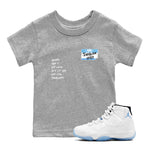 11 Legend Blue Shirts To Match Jordans Sneakerhead Badge Sneaker Shirts Air Jordan 11 Legend Blue SNRT Sneaker Release Tees Baby Youth Toddler Heather Grey 1 crew neck shirts