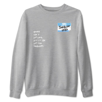 11 Legend Blue Shirts To Match Jordans Sneakerhead Badge Sneaker Shirts Air Jordan 11 Legend Blue SNRT Sneaker Release Tees Unisex Cotton Crew Neck Heather Grey 2 crew neck shirts
