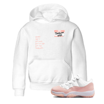 11s Legend Pink shirt to match jordans Sneakerhead Badge sneaker tees Air Jordan 11 Legend Pink SNRT sneaker release tees baby toddler White 1 cotton Shirt