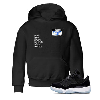 11s Black and Varsity Royal shirt to match jordans Sneakerhead Badge sneaker tees Air Jordan 11 Black/Varsity Royal SNRT sneaker release tees baby toddler Black 1 cotton Shirt