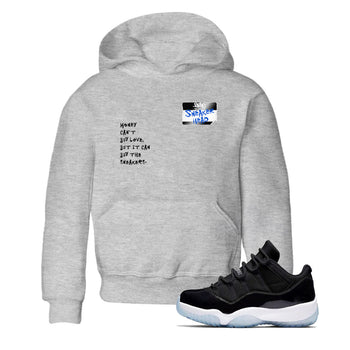 11s Black and Varsity Royal shirt to match jordans Sneakerhead Badge sneaker tees Air Jordan 11 Black/Varsity Royal SNRT sneaker release tees baby toddler Heather Grey 1 cotton Shirt