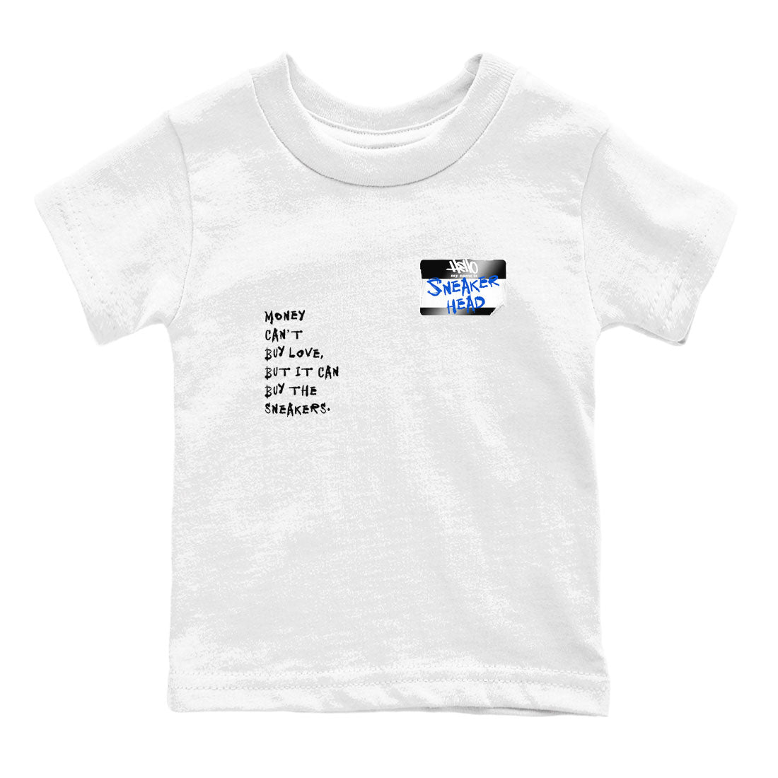 11s Black and Varsity Royal shirt to match jordans Sneakerhead Badge sneaker tees Air Jordan 11 Black/Varsity Royal SNRT sneaker release tees baby toddler White 2 cotton Shirt