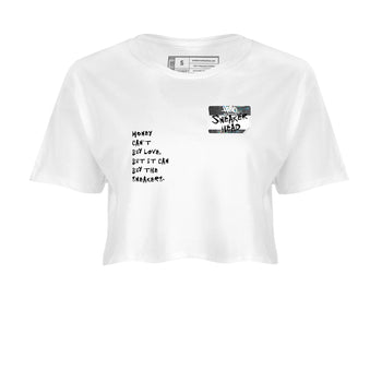 Jordan 11 Low Snake shirts to match jordans Sneakerhead Badge sneaker match tees Air Jordan 11 Year Of The Snake best t shirts to wear with jordans SNRT Sneaker Tees unisex cotton White 2 crop tee