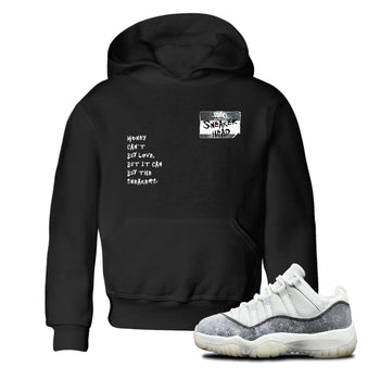 Jordan 11 Low Snake shirts to match jordans Sneakerhead Badge sneaker match tees Air Jordan 11 Year Of The Snake best t shirts to wear with jordans SNRT Sneaker Tees Youth Baby Black 1 tee