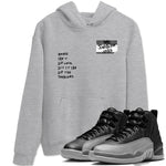 12s Black Wolf Grey shirts to match jordans Sneakerhead Badge sneaker match tees 12s Baron SNRT Sneaker Release Tees unisex cotton Heather Grey 1 crew neck shirts