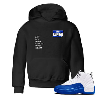 12 Blueberry shirts to match jordans Sneakerhead Badge sneaker match tees Air Jordan 12 Blueberry SNRT Sneaker Release Tees Youth Baby Black 1 crew neck shirts