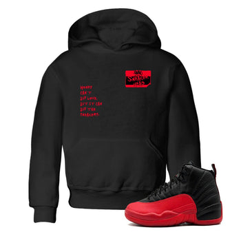 12s Flu Game shirts to match jordans Sneakerhead Badge sneaker match tees Air Jordan 12 Retro Flu Game match shoes to clothes SNRT Sneaker Tees Youth Baby Black 1 tee
