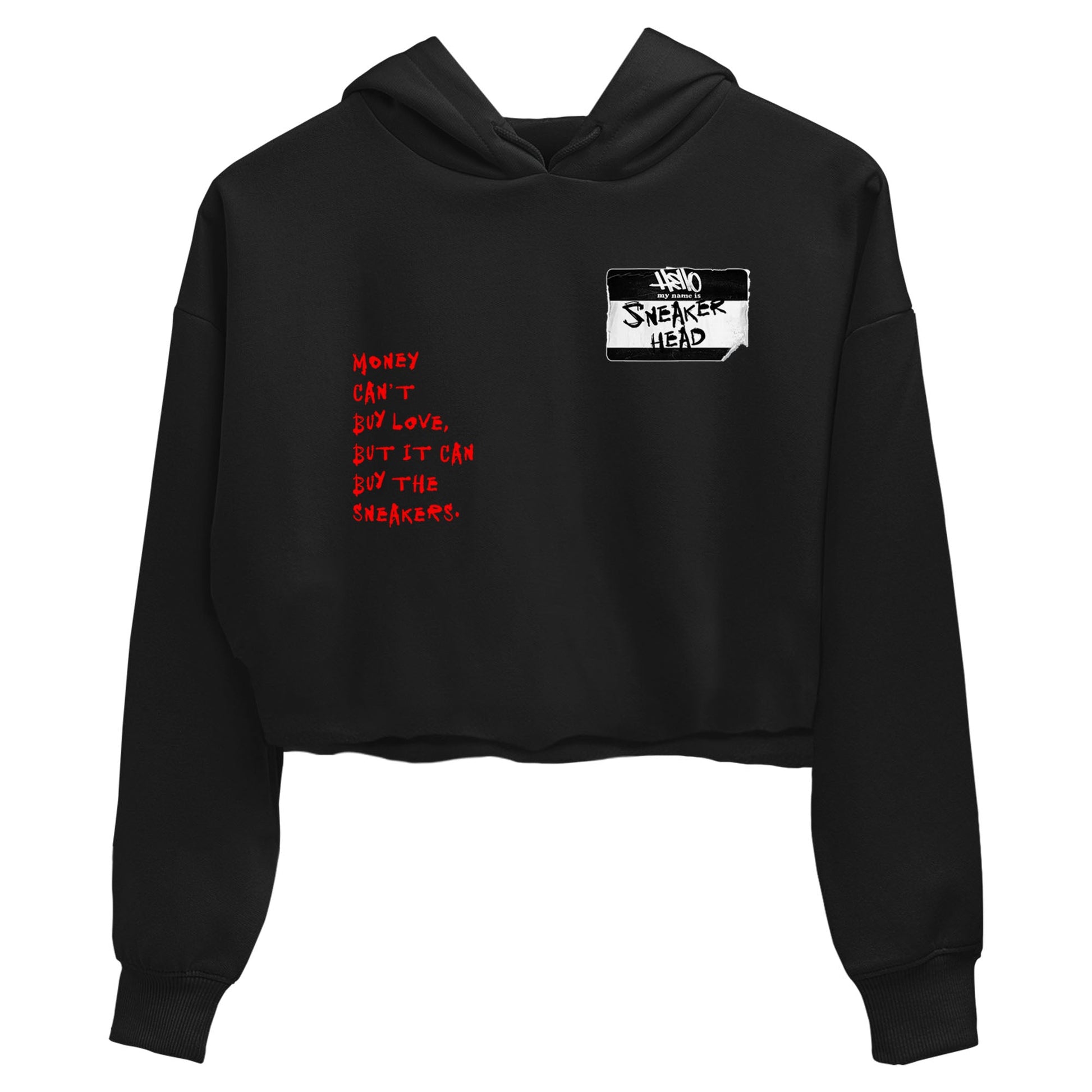 Air Jordan 12 Red Taxi shirts to match jordans Sneakerhead Badge sneaker match tees 12s Red Taxi SNRT sneaker release Tees Black 2 crop length shirt