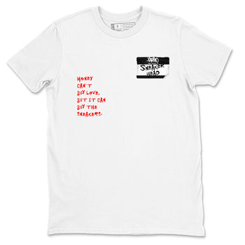 Air Jordan 12 Retro Taxi Flip shirts to match jordans Sneakerhead Badge sneaker match tees 12s Red Taxi SNRT sneaker release Tees unisex cotton White 2 crew neck shirt