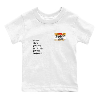 Sneaker match tees – Sneaker Tees To Match Air Jordan 12 Taxi Shoes – Sneakerhead Badge Kids T-Shirt White 2
