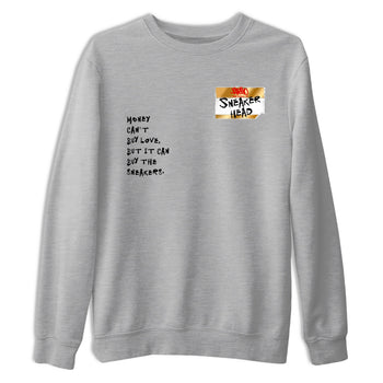 Sneaker match tees – Sneaker Tees To Match Air Jordan 12 Taxi Shoes – Sneakerhead Badge Tee Heather Grey 2