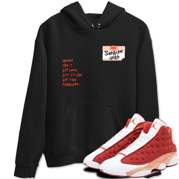 AJ13 Dune Red shirts to match jordans Sneakerhead Badge sneaker match tees Air Jordan 13 Dune Red SNRT Sneaker Tees streetwear brand Black 1 unisex cotton tee