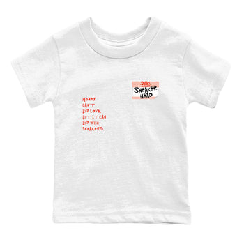 AJ13 Dune Red shirts to match jordans Sneakerhead Badge sneaker match tees Air Jordan 13 Dune Red SNRT Sneaker Tees streetwear brand Baby and Youth White 2 cotton tee