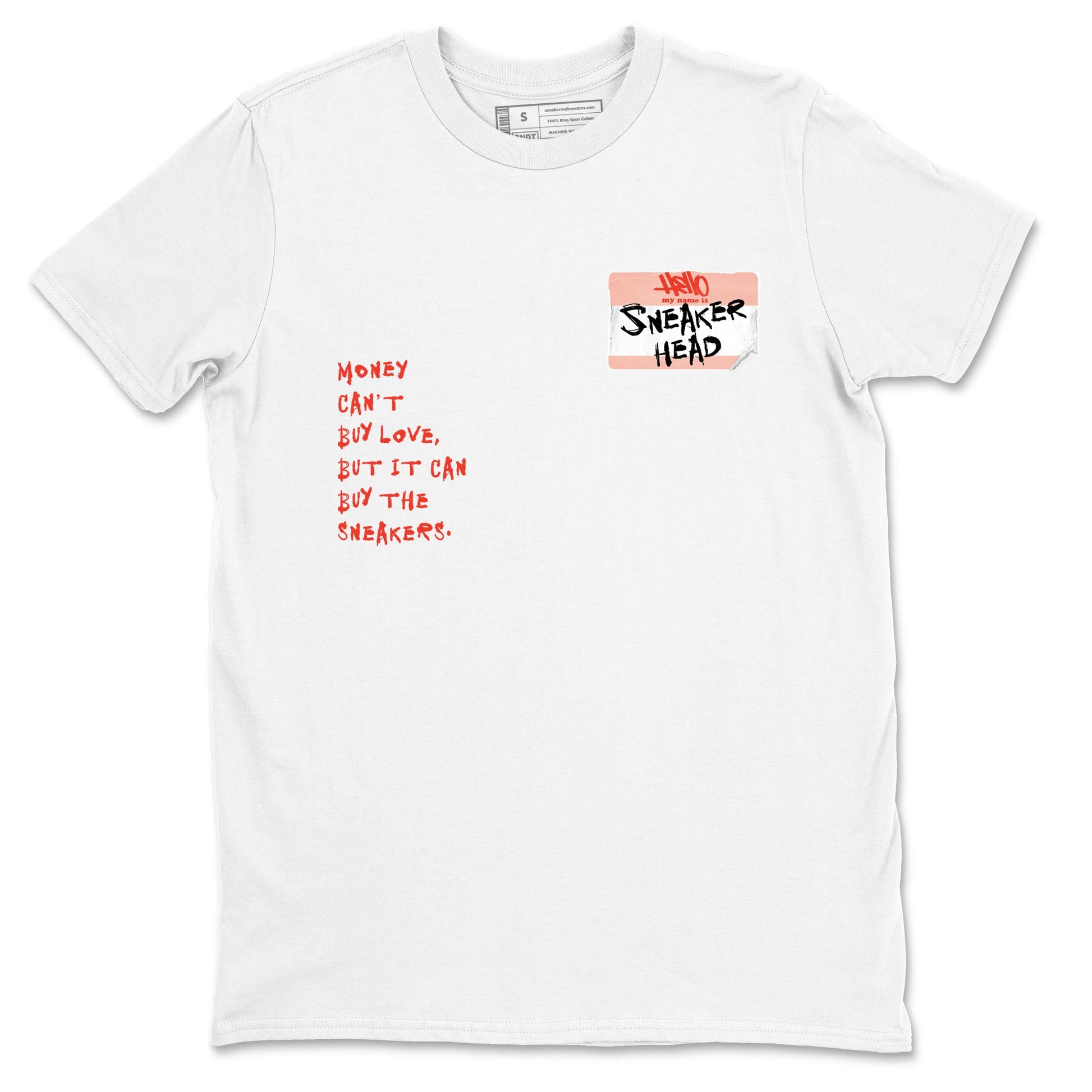 AJ13 Dune Red shirts to match jordans Sneakerhead Badge sneaker match tees Air Jordan 13 Dune Red SNRT Sneaker Tees streetwear brand White 2 unisex cotton tee