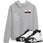 Air Jordan 14 Black Toe t shirts to match sneakers Sneakerhead Badge sneaker match tees 14s Black Toe sneaker match tee SNRT Sneaker Tees unisex cotton Heather Grey 1 shirts