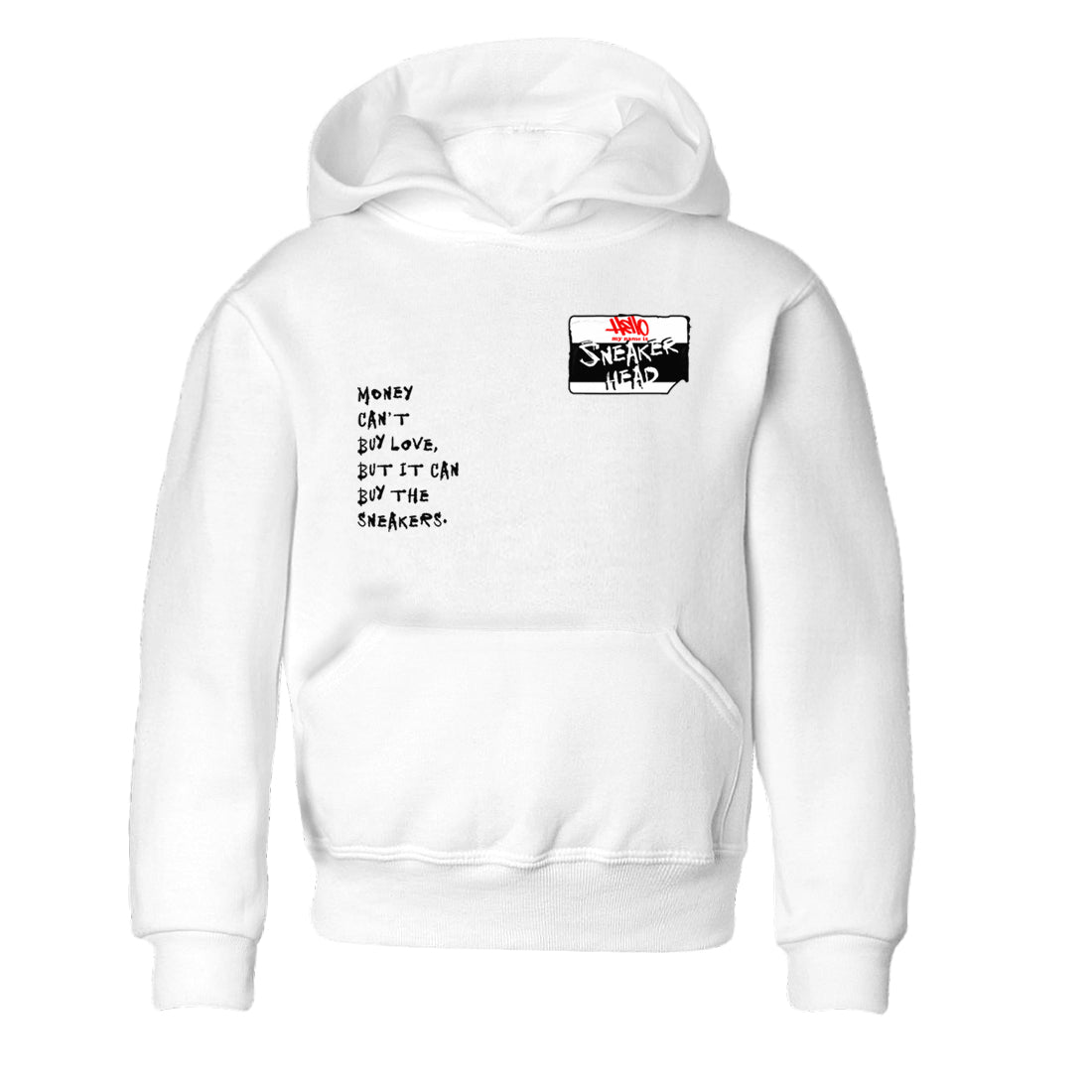 Air Jordan 14 Black Toe t shirts to match sneakers Sneakerhead Badge sneaker match tees 14s Black Toe sneaker match tee SNRT Sneaker Tees Youth Baby White 2 tee