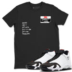 Air Jordan 14 Black Toe t shirts to match sneakers Sneakerhead Badge sneaker match tees 14s Black Toe sneaker match tee SNRT Sneaker Tees unisex cotton Black 1 shirts