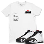 Air Jordan 14 Black Toe t shirts to match sneakers Sneakerhead Badge sneaker match tees 14s Black Toe sneaker match tee SNRT Sneaker Tees unisex cotton White 1 shirts