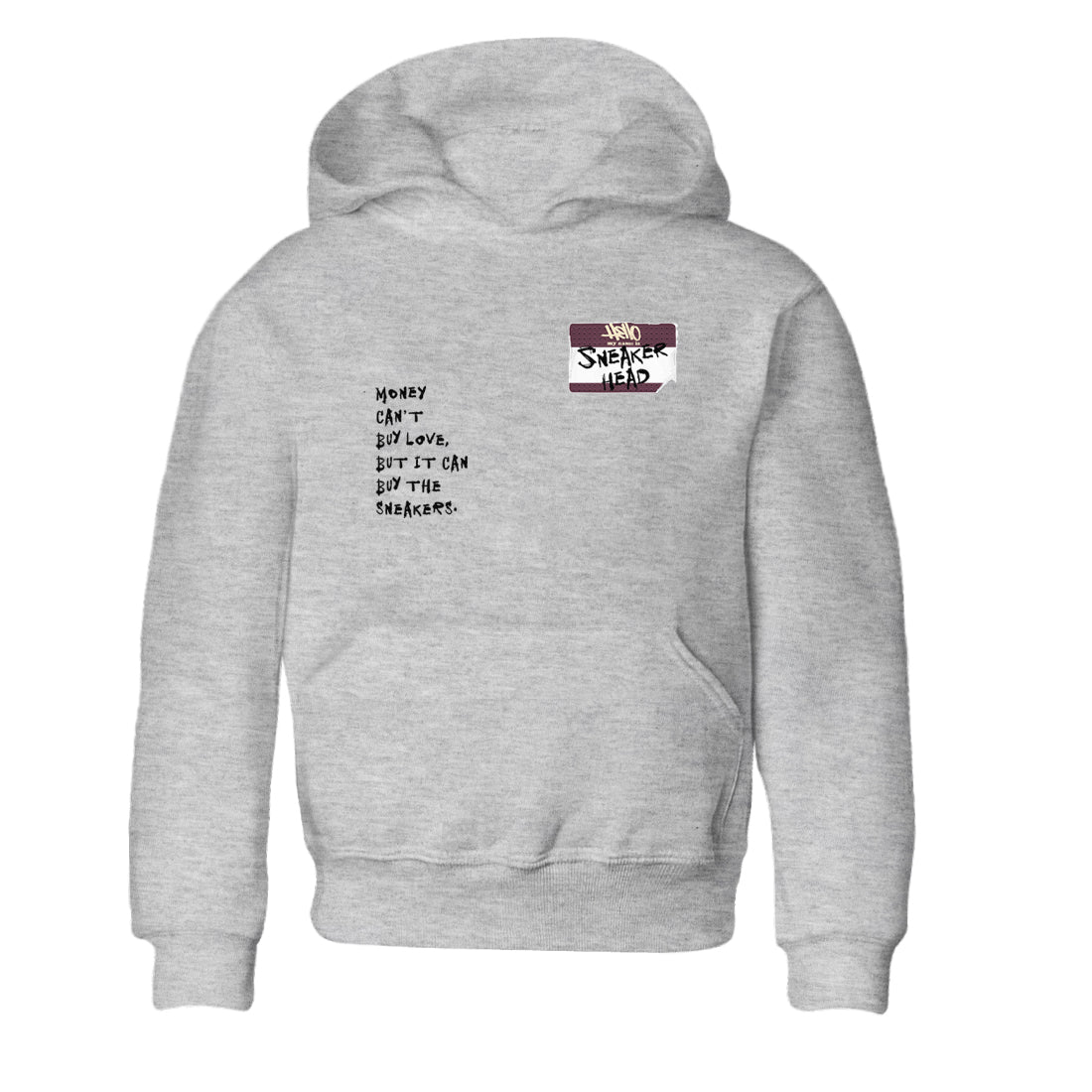 3s A Ma Maniere x Black shirts to match jordans Sneakerhead Badge sneaker match tees Air Jordan 3 A Ma Maniere x Black SNRT Sneaker Tees streetwear brand Baby and Youth Heather Grey 2 cotton tee