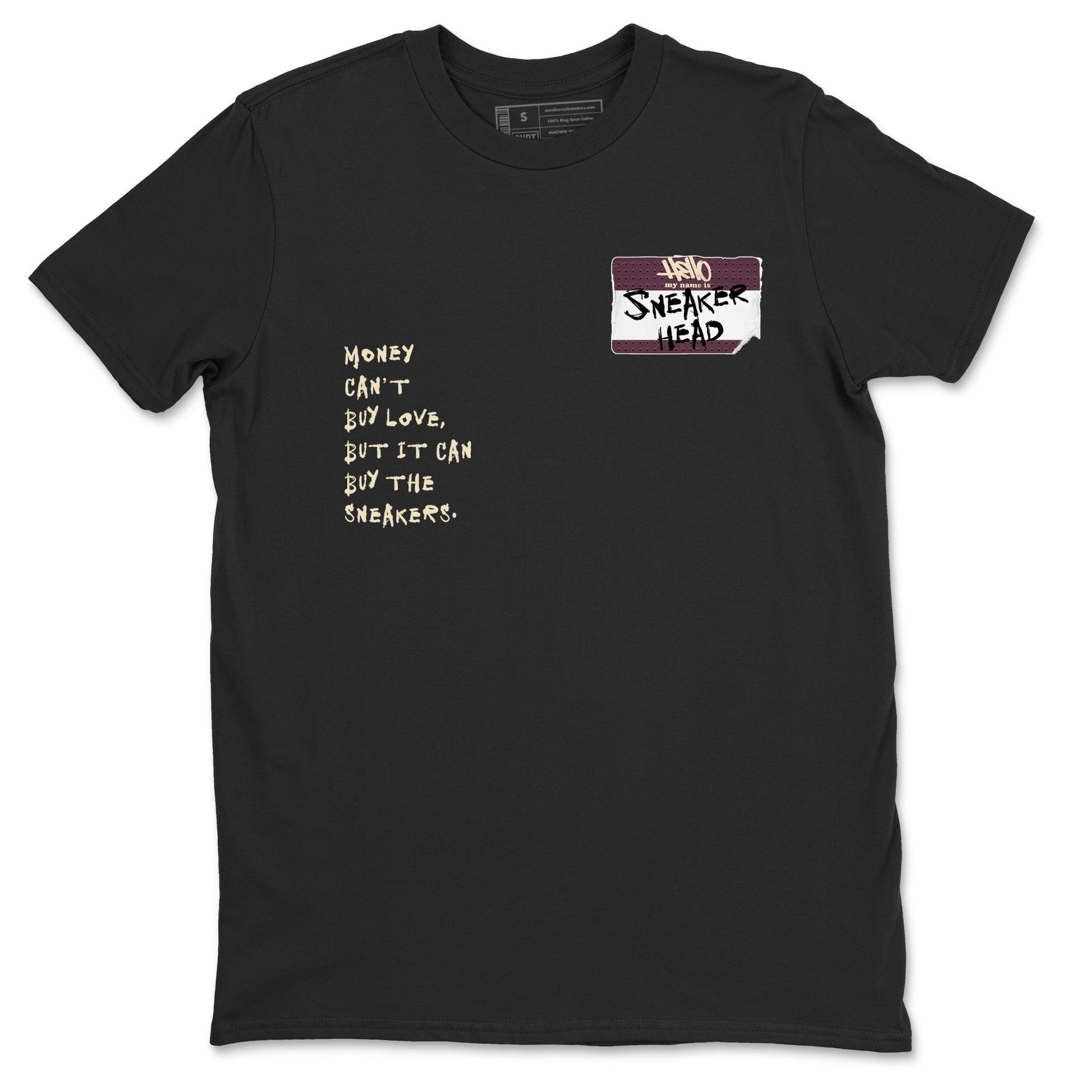 3s A Ma Maniere x Black shirts to match jordans Sneakerhead Badge sneaker match tees Air Jordan 3 A Ma Maniere x Black SNRT Sneaker Tees streetwear brand Black 2 unisex cotton tee