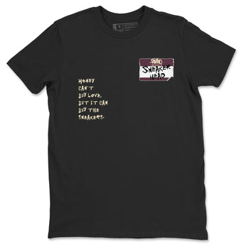 3s A Ma Maniere x Black shirts to match jordans Sneakerhead Badge sneaker match tees Air Jordan 3 A Ma Maniere x Black SNRT Sneaker Tees streetwear brand Black 2 unisex cotton tee