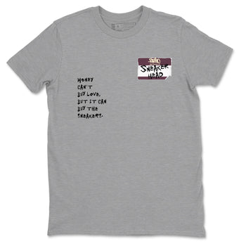 3s A Ma Maniere x Black shirts to match jordans Sneakerhead Badge sneaker match tees Air Jordan 3 A Ma Maniere x Black SNRT Sneaker Tees streetwear brand Heather Grey 2 unisex cotton tee