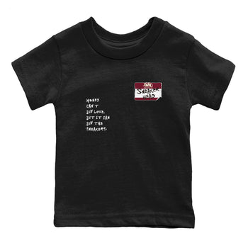 A Ma Maniére x Air Jordan 3 "Burgundy Crush" to match jordans Sneakerhead Badge sneaker match tees Air Jordan 3 A Ma Maniere x Burgundy Crush SNRT Sneaker Tees streetwear brand Baby and Youth Black 2 cotton tee