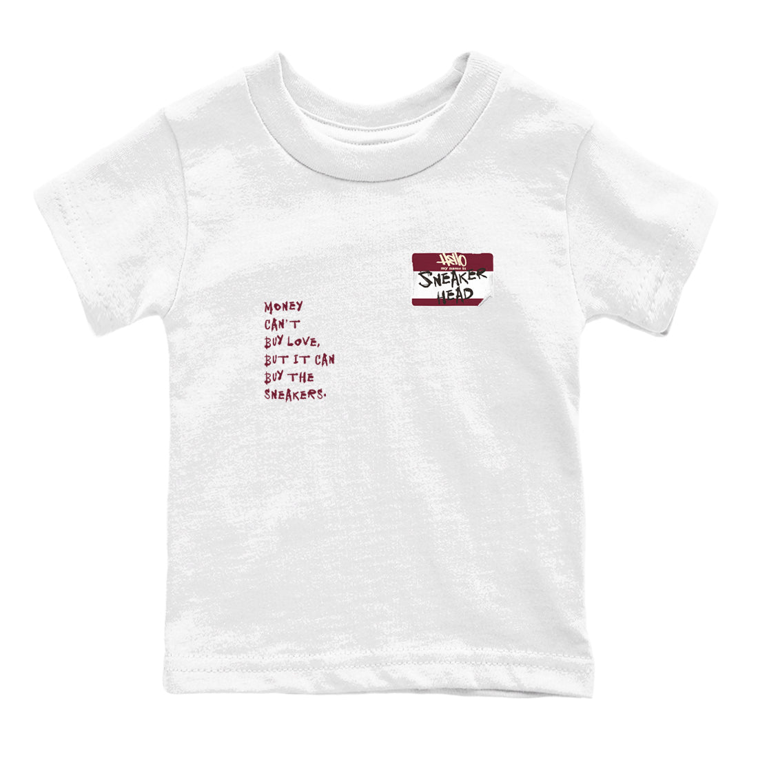 A Ma Maniére x Air Jordan 3 "Burgundy Crush" to match jordans Sneakerhead Badge sneaker match tees Air Jordan 3 A Ma Maniere x Burgundy Crush SNRT Sneaker Tees streetwear brand Baby and Youth White 2 cotton tee