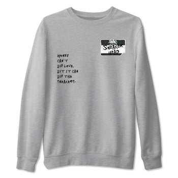 Air Jordan 3 Black Cat shirts to match jordans Sneakerhead Badge sneaker match tees Jordan 3 Retro Black Cat best t shirts to wear with jordans SNRT Sneaker Tees unisex cotton Heather Grey 2 shirts