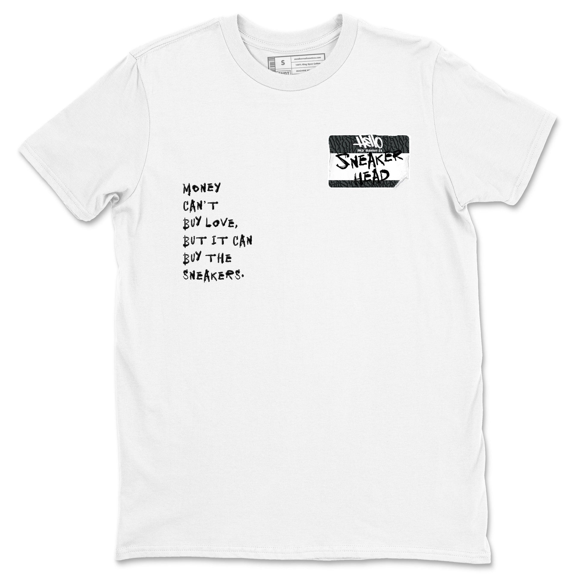Air Jordan 3 Black Cat shirts to match jordans Sneakerhead Badge sneaker match tees Jordan 3 Retro Black Cat best t shirts to wear with jordans SNRT Sneaker Tees unisex cotton White 2 shirts