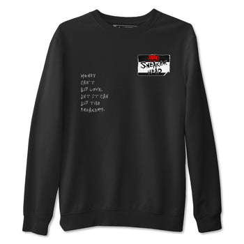 AJ3 Black Cement shirts to match jordans Sneakerhead Badge sneaker match tees Air Jordan 3 Black Cement SNRT Sneaker Tees streetwear brand Black 2 unisex cotton tee