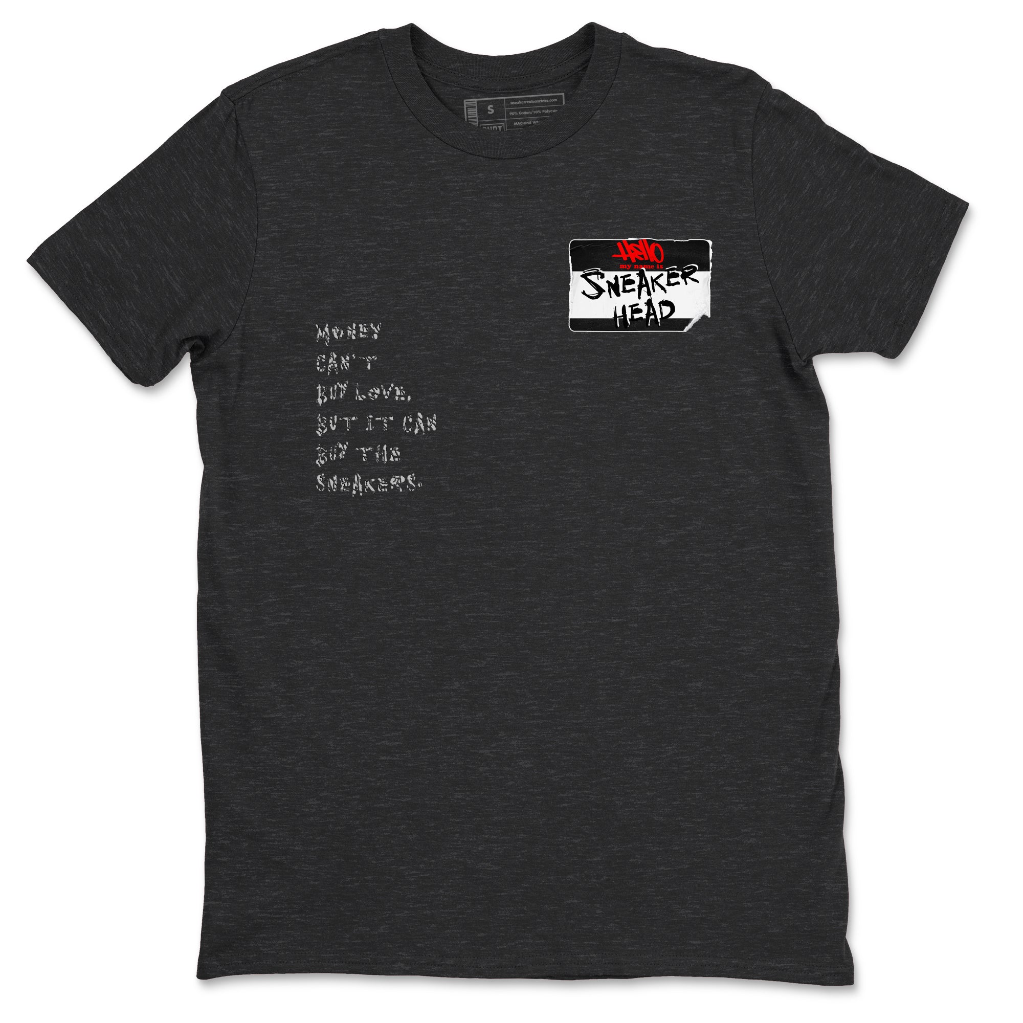 AJ3 Black Cement shirts to match jordans Sneakerhead Badge sneaker match tees Air Jordan 3 Black Cement SNRT Sneaker Tees streetwear brand Charcoal Heather 2 unisex cotton tee