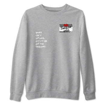 3s Cement Grey shirts to match jordans Sneakerhead Badge sneaker match tees Air Jordan 3 Cement Grey SNRT Sneaker Tees streetwear brand Heather Grey 2 unisex cotton tee