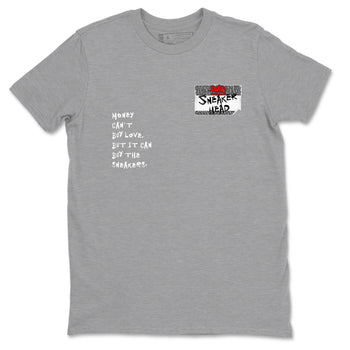 3s Cement Grey shirts to match jordans Sneakerhead Badge sneaker match tees Air Jordan 3 Cement Grey SNRT Sneaker Tees streetwear brand Heather Grey 2 unisex cotton tee