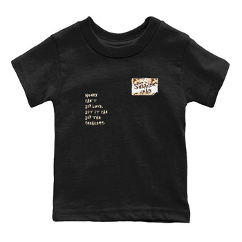 3s Desert Camo shirts to match jordans Sneakerhead Badge sneaker match tees Air Jordan 3 Desert Camo SNRT Sneaker Tees streetwear brand Baby and Youth Black 2 cotton tee