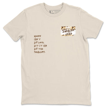 3s Desert Camo shirts to match jordans Sneakerhead Badge sneaker match tees Air Jordan 3 Desert Camo SNRT Sneaker Tees streetwear brand Natural 2 unisex cotton tee