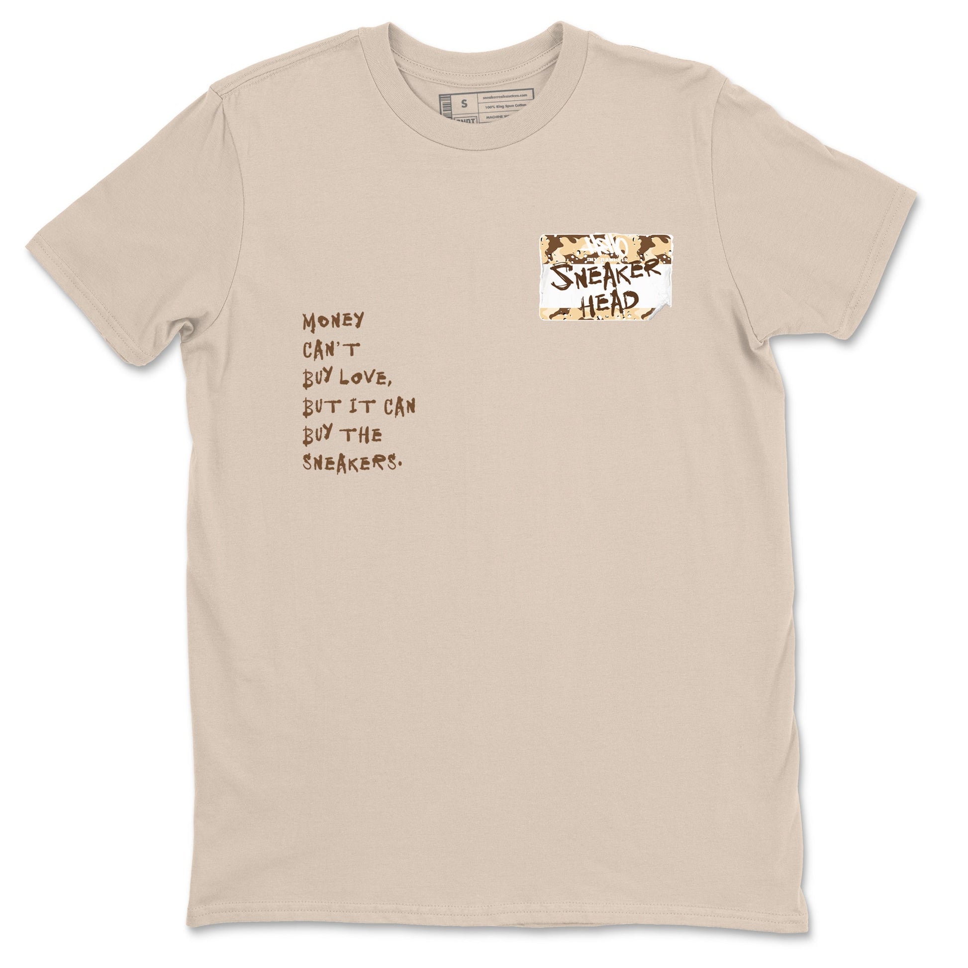 3s Desert Camo shirts to match jordans Sneakerhead Badge sneaker match tees Air Jordan 3 Desert Camo SNRT Sneaker Tees streetwear brand Sand 2 unisex cotton tee