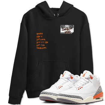 3s Georgia Peach shirt to match jordans Sneakerhead Badge sneaker tees Air Jordan 3 Georgia Peach SNRT Sneaker Release Tees unisex cotton Black 1 crew neck shirt
