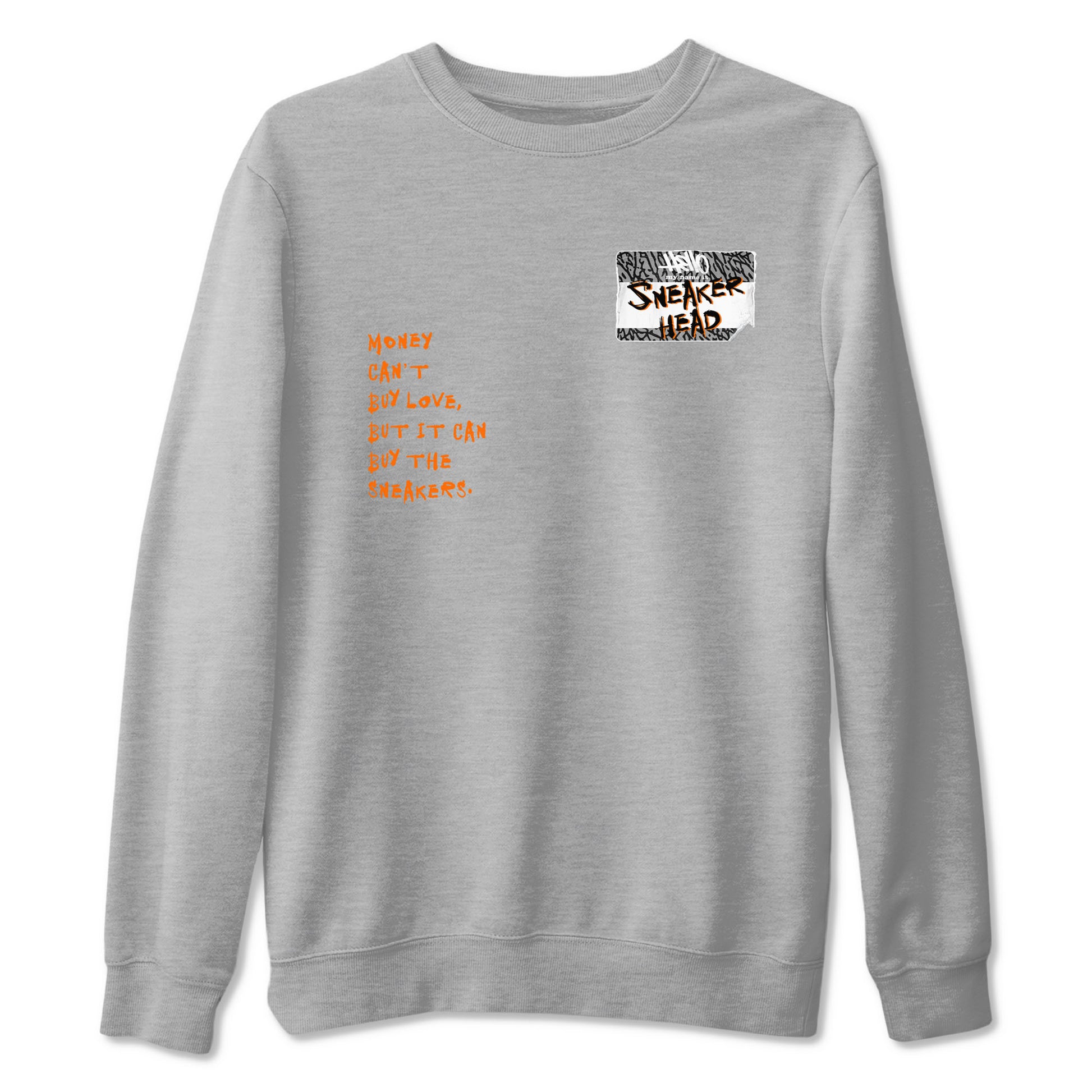 3s Georgia Peach shirt to match jordans Sneakerhead Badge sneaker tees Air Jordan 3 Georgia Peach SNRT Sneaker Release Tees unisex cotton Heather Grey 2 crew neck shirt