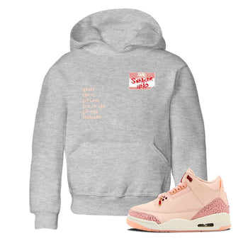 3s Valentines Day shirts to match jordans Sneakerhead Badge best t shirts to wear with jordans Air Jordan 3 Valentines Day match shoes to clothes SNRT Sneaker Tees Youth Baby Heather Grey 1 tee